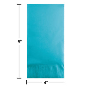 Bulk Pack of 32 Bermuda Blue Guest Towel, 3 Ply