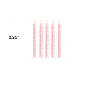 Bulk Pack of 48 Spiral Iridescent Candles