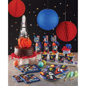 Bulk Pack of 32 Space Blast Birthday Napkins