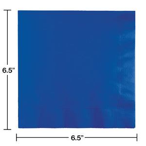 Bulk Pack of 60 Cobalt Blue Napkins