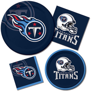 Bulk Pack of 16 Tennessee Titans Paper Plates