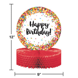 Bulk Pack of 2 Confetti Sprinkles Centerpiece