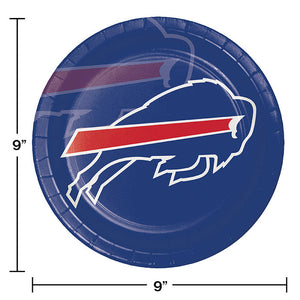 Bulk Pack of 16 Buffalo Bills Paper Plates