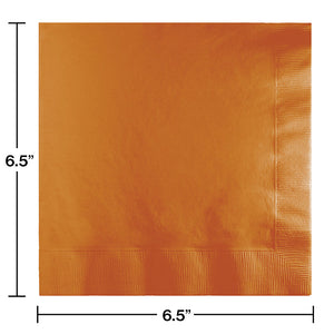 Bulk Pack of 100 Pumpkin Spice Luncheon Napkin 2Ply