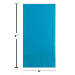 Bulk Pack of 32 Turquoise Guest Towel, 3 Ply