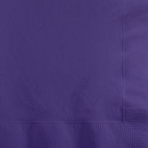 Bulk Pack of 150 Purple Beverage Napkin, 3 Ply