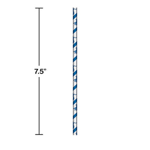 Bulk Pack of 48 Detroit Lions Paper Straws