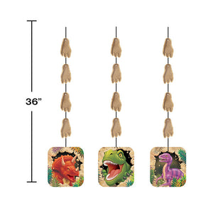 Bulk Pack of 6 Dinosaur Hanging Cutouts