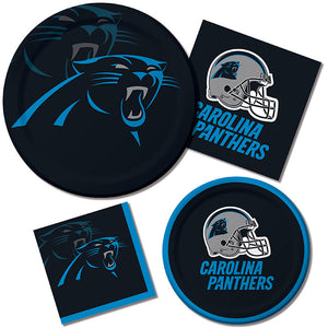 Bulk Pack of 48 Carolina Panther Beverage Napkins