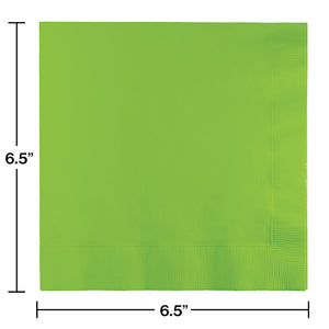 Bulk Pack of 60 Fresh Lime Green Napkins