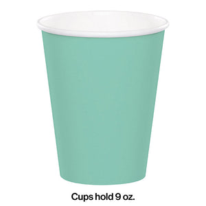 Bulk Pack of 48 Fresh Mint Hot/Cold Paper Cups 9 Oz