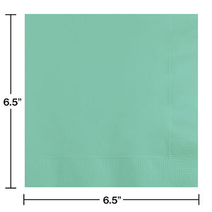 Bulk Pack of 100 Fresh Mint Luncheon Napkin 3Ply