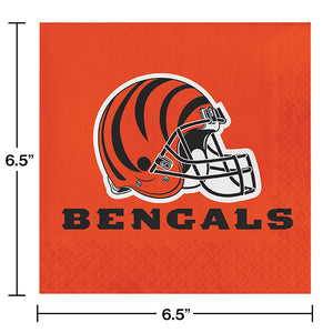 Bulk Pack of 32 Cincinnati Bengals Napkins