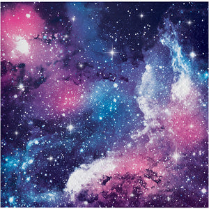 Bulk Pack of 48 Galaxy Party Beverage Napkins