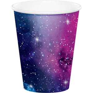 Bulk Pack of 16 Galaxy Party Hot/Cold Paper Cups 9 Oz