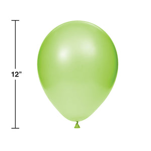 Bulk Pack of 30 Latex Balloons 12" Fresh Lime