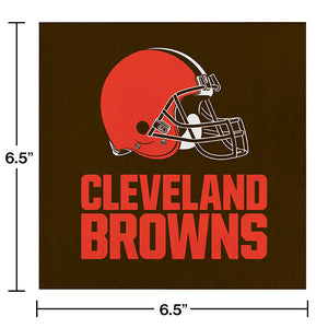 Bulk Pack of 32 Cleveland Browns Napkins