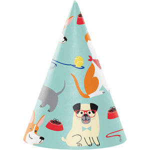 Bulk Pack of 16 Dog Party Party Hats