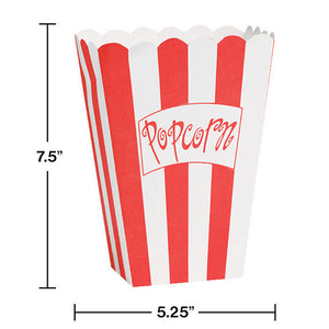 Bulk Pack of 16 Hollywood Lights Popcorn Box