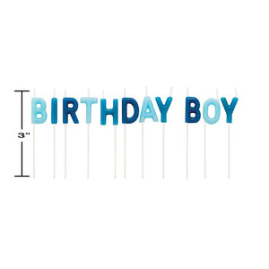 Bulk Pack of 24 Birthday Boy Pick Candles