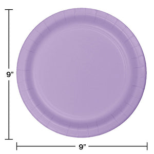 Bulk Pack of 48 Luscious Lavender Purple Paper Plates