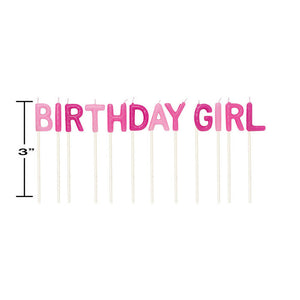 Bulk Pack of 24 Birthday Girl Pick Candles