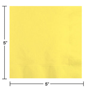 Bulk Pack of 150 Mimosa Beverage Napkin, 3 Ply