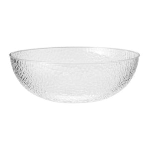 12ct Bulk Clear Pebble 160 oz Plastic Bowls