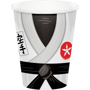 Bulk Pack of 16 Karate Party Hot/Cold Cups 9Oz