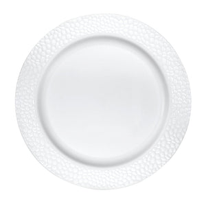 120ct Bulk Pearl Pebble Plastic Dinner Plates