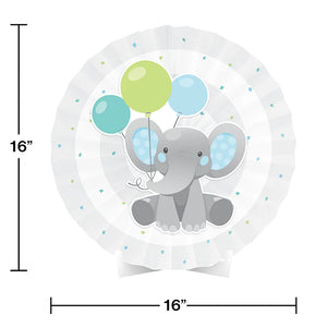 Enchanting Elephants Boy Birthday Kit for 8 (46 Total Items)