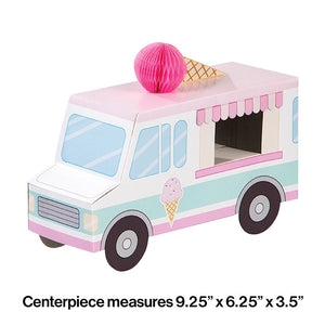 Bulk Pack of 2 Ice Cream Party Centerpiece 3D