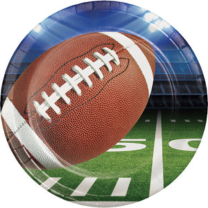 Bulk Pack of 16 Football Party Paper Plates