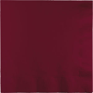 Bulk Pack of 100 Burgundy Luncheon Napkin 2Ply