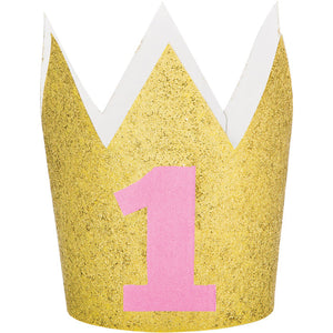 Bulk Pack of 2 1st Birthday Girl Crown