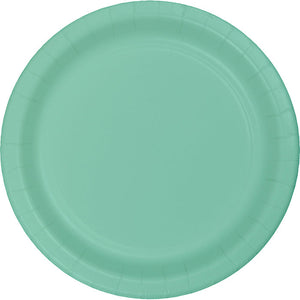 Bulk Pack of 48 Fresh Mint Green Paper Plates