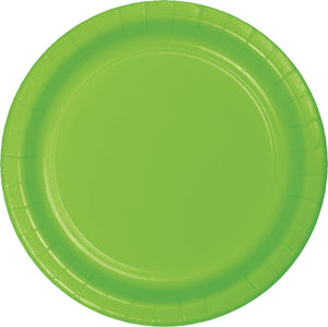 Bulk Pack of 48 Fresh Lime Green Paper Plates