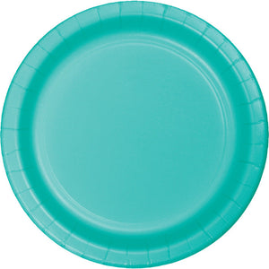 Bulk Pack of 48 Teal Lagoon Paper Plates