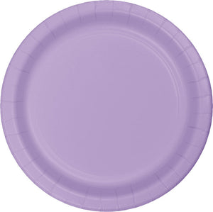 Bulk Pack of 48 Luscious Lavender Purple Paper Plates