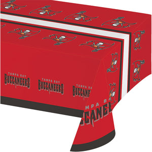 Bulk Pack of 2 Tampa Bay Buccaneers Plastic Table Cover, 54" X 102"