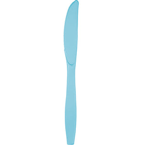 Bulk Pack of 48 Pastel Blue Plastic Knives