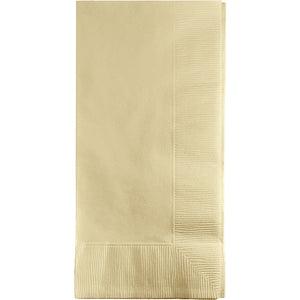 Bulk Pack of 100 Ivory Dinner Napkins 2Ply 1/8Fld