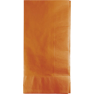 Bulk Pack of 100 Pumpkin Spice Dinner Napkins 2Ply 1/8Fld