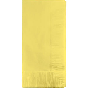 Bulk Pack of 100 Mimosa Dinner Napkins 2Ply 1/8Fld