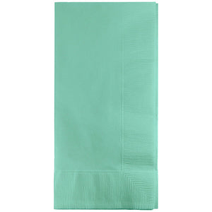 Bulk Pack of 100 Fresh Mint Dinner Napkins 2Ply 1/8Fld