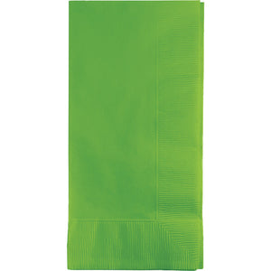 Bulk Pack of 100 Fresh Lime Dinner Napkins 2Ply 1/8Fld