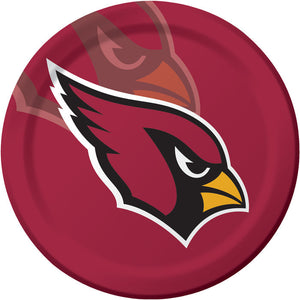 Bulk Pack of 16 Arizona Cardinals Paper Plates