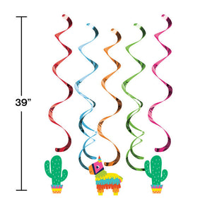 Bulk Pack of 10 Fiesta Fun Dizzy Danglers