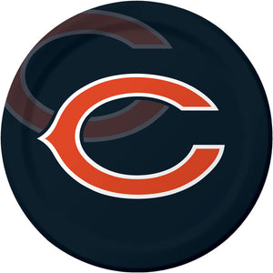 Bulk Pack of 16 Chicago Bears Paper Plates