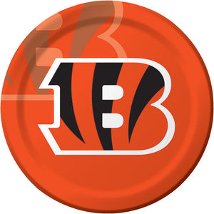 Bulk Pack of 16 Cincinnati Bengals Paper Plates